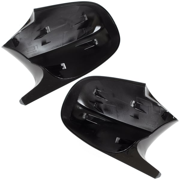 BMW 1 E81 E82 E87 E88 10-15 spegelkåpa SVART GLOSSY vänster + höger 2 st. SET