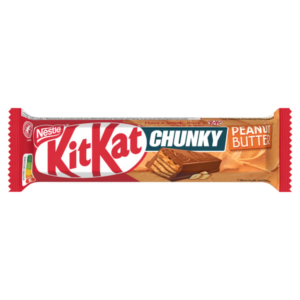 KitKat Chunky maapähkinävoi vohvelitikku maitosuklaassa 42 g