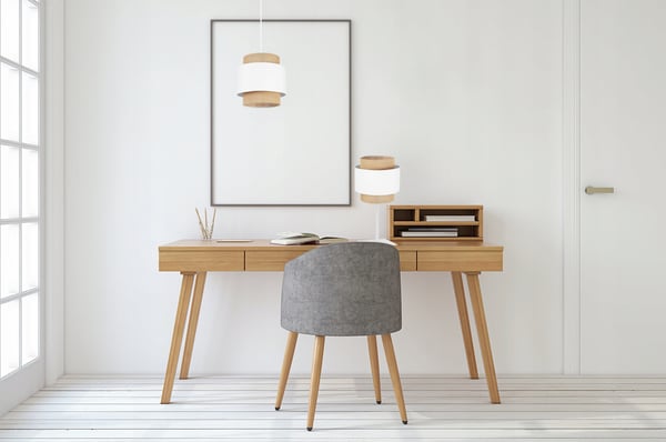 NATBORDLAMPE BOHO JUTA LAMPESKÆRM 20 CM