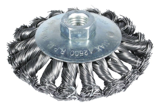BØRSTE SKIVE VINKELBØRSTE 100MM ZN - E-561-5100