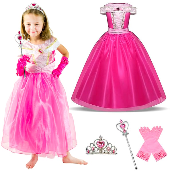 Aurora Prinsesse Karnevalskostume Kostume Størrelse 142