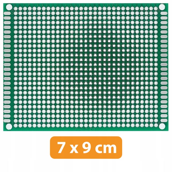 Kaksipuolinen universaali prototyyppipiirikortit 70 x 90 mm vihreä