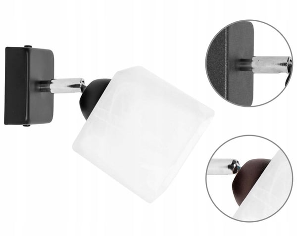 Lofthængelampe, plafond, væglampe, 1x60W, LED