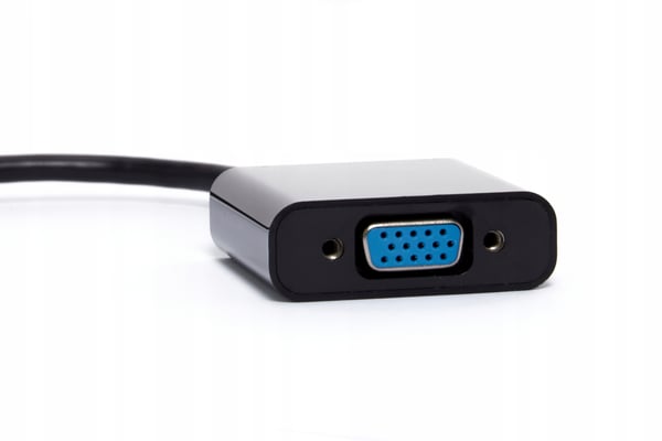 Lanberg AD-0002-BK Displayport 1.1(han) -> VGA 15-bens (hun) adapterkabel sort