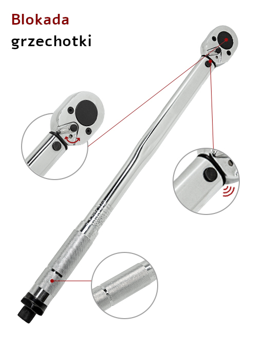 1/2" lukittava momenttiavain (40-210 Nm)