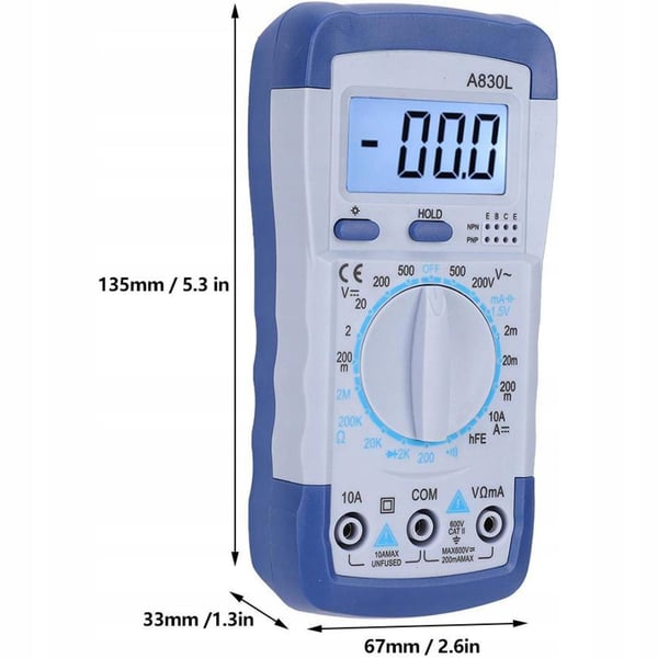 A830L digital multimeter
