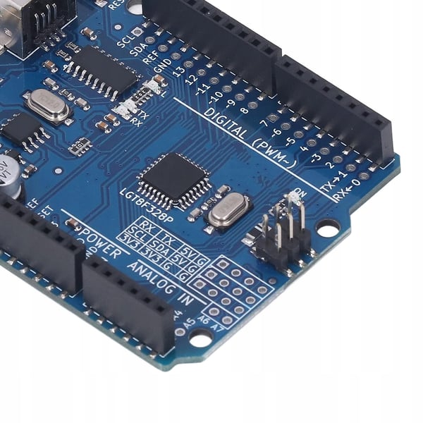 ACS A1 ATMEGA328 AVR-modul kompatibelt med Arduino UNO R3 + USB-kabel og Goldpin-header