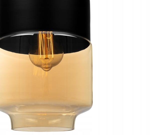 HÆNGENDE LOFTSLAMPE, GLASPLAFON, LED-LAMPE