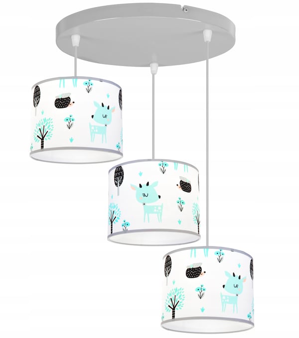 Lofthængende lampe til børn, LED-lampeskærm