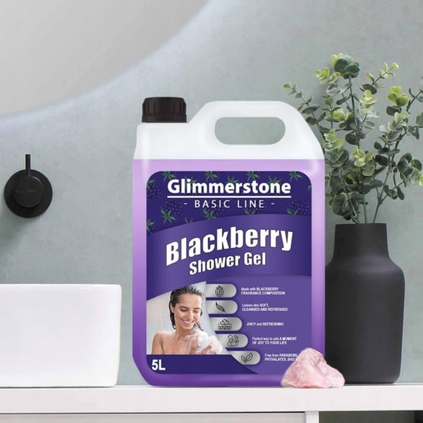 Blackberry duschgel 5L svart