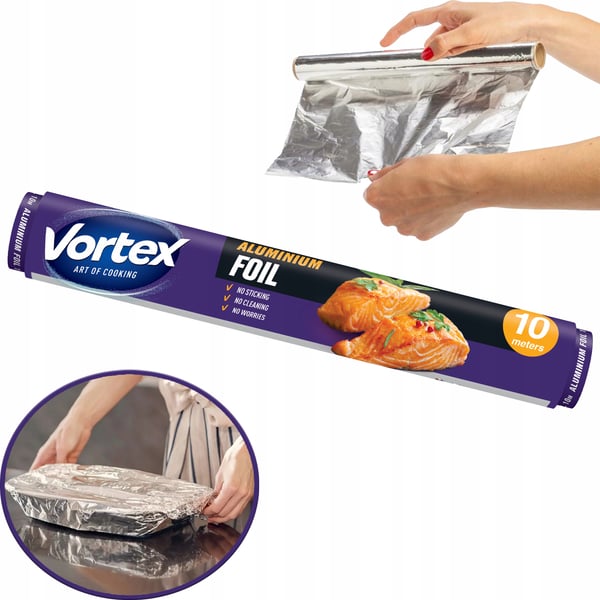 Vortex aluminiumsfolie standard 10 m