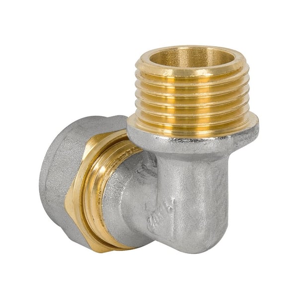 PEX-AL-PEX KROM BÆJ 3/4*20 DRENGE - D004.3/4*20
