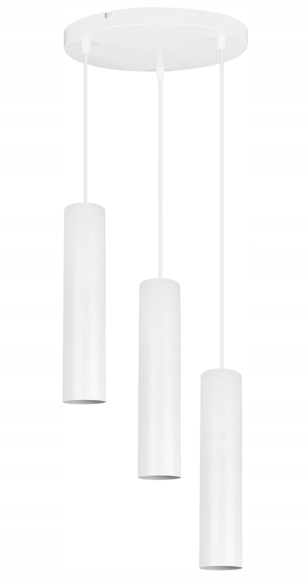 MODERNE LOFTHÆNGELAMPE HVID LED-LAMPE