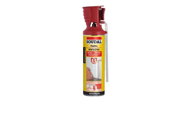 SOUDAL GENIUS PISTOL 500ML SLANGE MONTERINGSSKUM - PIA 500 SOU