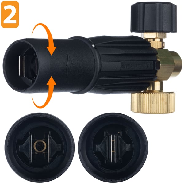 S0401 skumspruta för högtryckstvätt 1000ml G1/4F 1,23mm munstycke