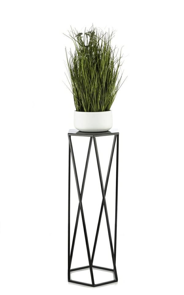 Kukkateline kasveille musta 70 cm