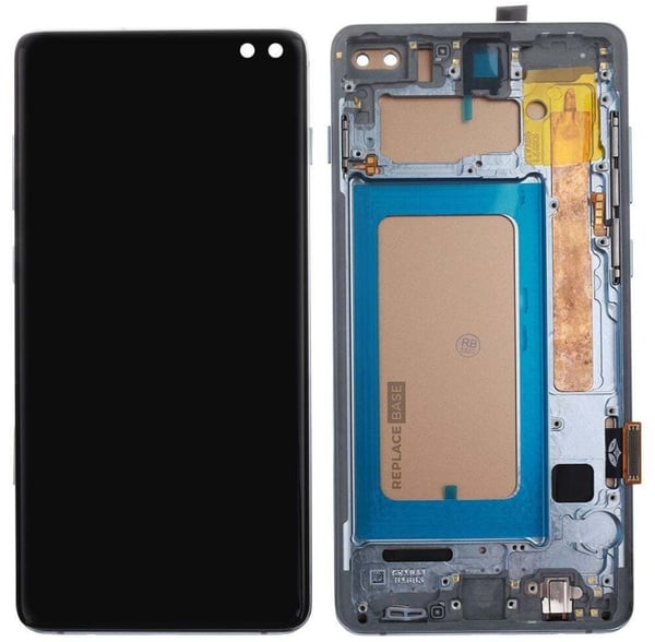 LCD-skærm + touchskærm Samsung Galaxy S10 Plus G975 Incell sort ramme