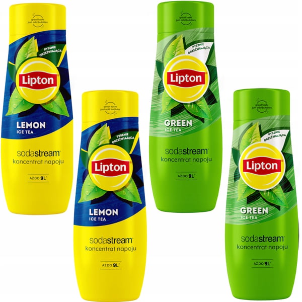 4 SodaStream-tiivisteen setti, 2 kpl (Lipton Lemon+Green)
