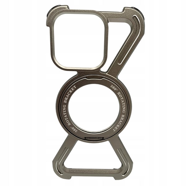 iPhone 15 Pro Magsafe panssarikehikko metallia titaania 360 astetta