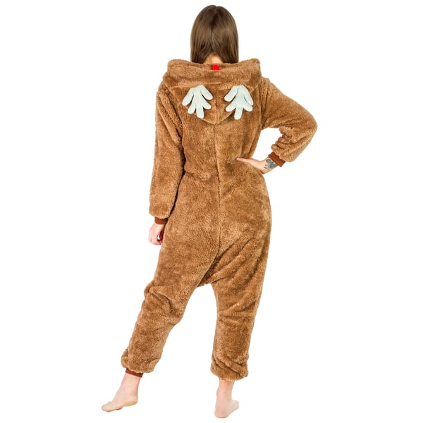 Herr mörk renpyjamas present kigurumi onesie hel del l Onesie kostym ren - M
