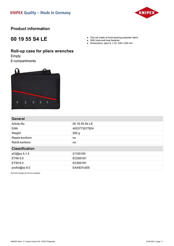 NYCKELFÖRVARING MED RULLNING, 5 FACKS - KN 00 19 S4L