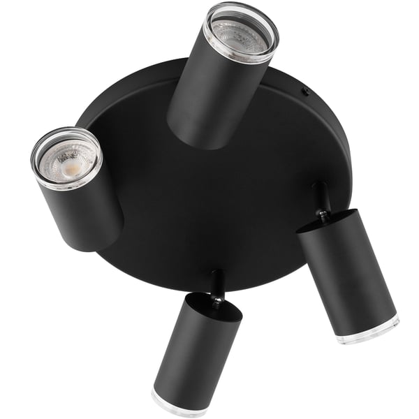 Taklampa SPOT TUBA reflektorer LED armatur halogen ADERO 4xGU10 plafond Lumiled