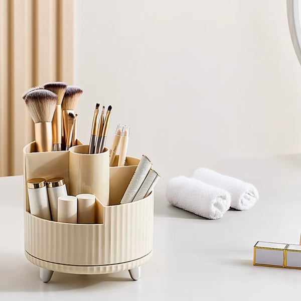 Organizerbeholder roterende æske til pensler, kosmetik, kontor, elegant