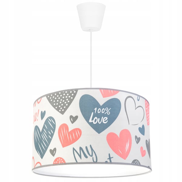 Lofthængende lampe til børn, LED-lampeskærm