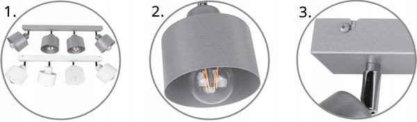 HÆNGENDE LOFTSLAMPE LYKRONE METALPLAFON