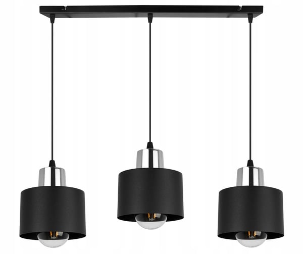 MODERNE LOFTHÆNGELAMPE SORT LED-LAMPE