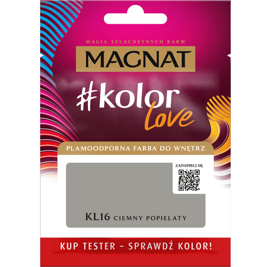 Magnat farvekærlighed TEST KL16 mørkegrå 25 ml