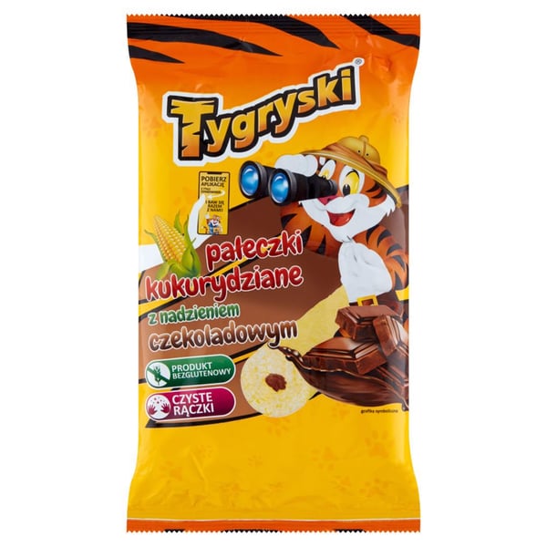 Tigers-maissitikut suklaatäytteellä 60 g