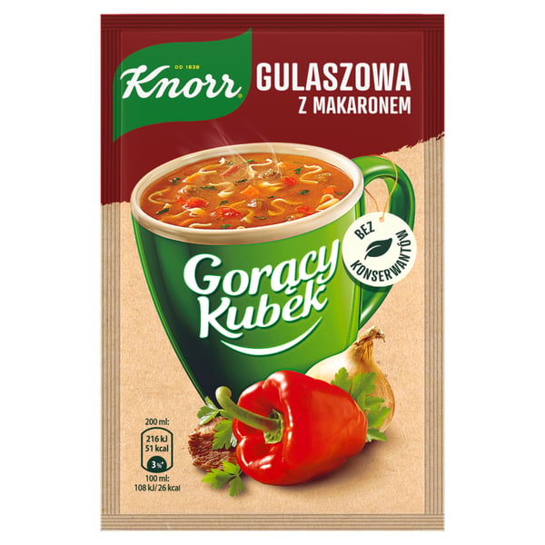 Knorr Hot Cup Gulashsuppe med Nudler 16 g