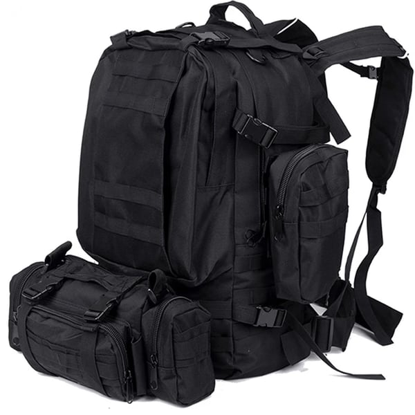 SOTILAINEN TAKTINEN REPU SUURI 50L MIITARY 4in1