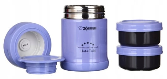Zojirushi SW-EXE35-VC 350 ml lilla frokosttermokande