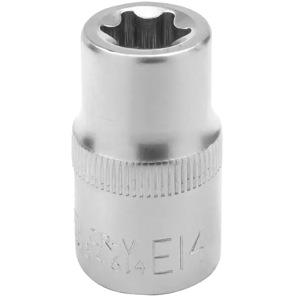 JCB TORX-hylsy 1/2" Cr-V E14 hylsyavain