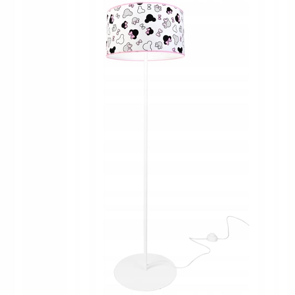 BØRNES GULVLAMPE, LAMPESKÆRM, MØNSTER, LED