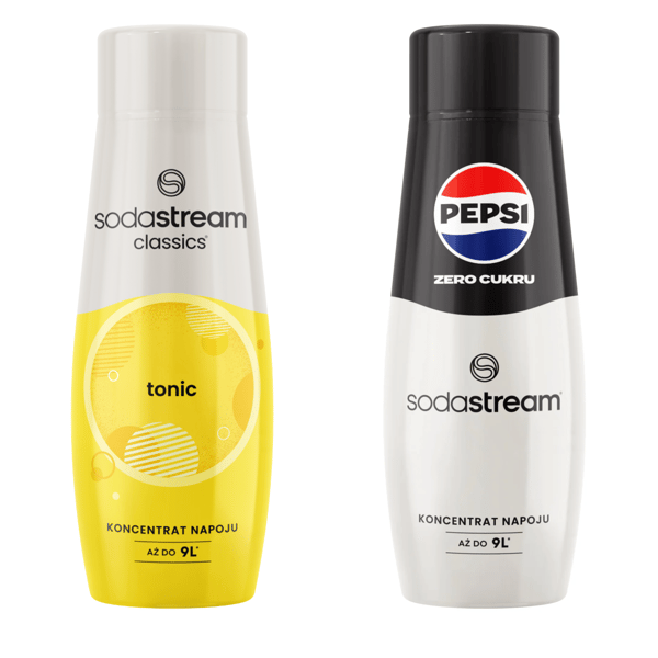 2x Sodastream Tonic Sirup + Pepsi MAX Sukkerfri Vandkoncentrat