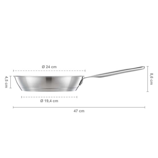 STÅLPANDE PURE 24 CM - FS-1065627
