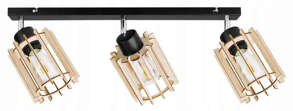 MODERNI PUINEN LED-KATTOVALAISIN