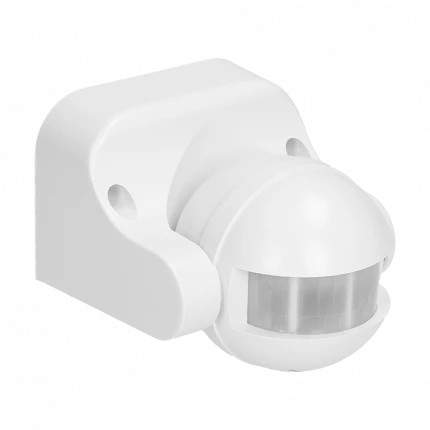 BEVÆGELSESSENSOR 180° IP44 1200W HVID - ON-CR-201/W