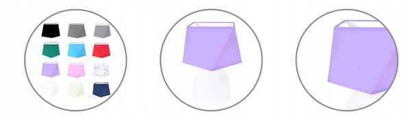 LED-yöpöytävalaisin, timanttimainen lampunvarjostin