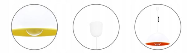BØRNES LOFTSLAMPE OG LYSEKRONE I FARVER
