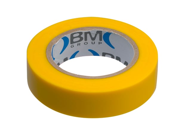 ELEKTRISK ISOLERINGSTAPE 10M*15MM GUL - BE ESB1510GI