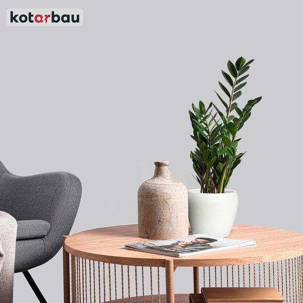 KOTARBAU® 2 st. blomkruka 13,5 cm vitglaserad keramik med dekorativt lock