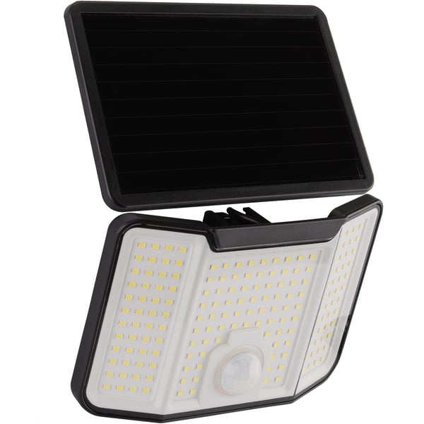 Lumiled - Solcellelampe halogen LED reflektor SMD projektør med bevægelses- og skumringssensor