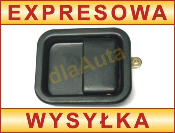 Jeep Wrangler 97-06 Ytterdörrhandtag SVART Fram Vänster