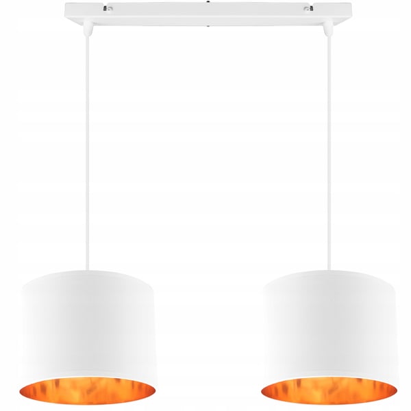 LOFTSLAMPE MED GYLDET LED-SKÆRM