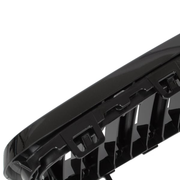 BMW 2 F23 2014- gitter mellem forlygterne (nyrerne) venstre + højre sæt SORT GLOSSY DOBBELT BAR