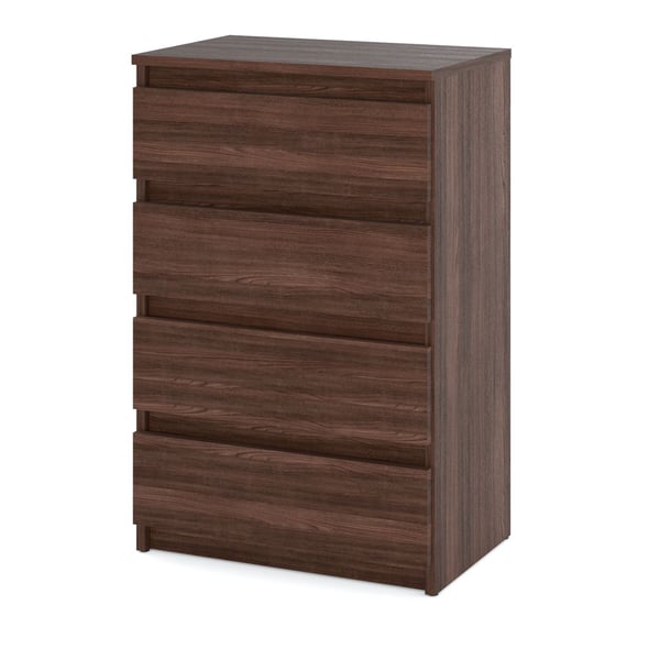 Kommode Wenge Eg 60 CM 4S TV-skab Møbel til Stue Soveværelse